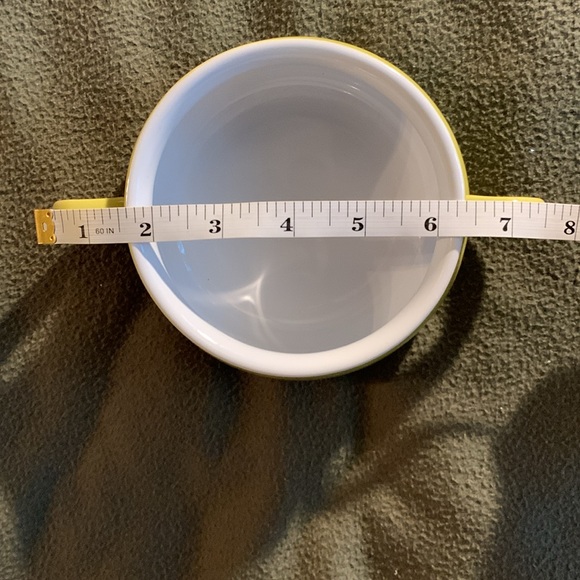 World Market ceramic bakeware.  Set of 3.  Green and blue. Approx 7.5” x 2.25” - Picture 4 of 9